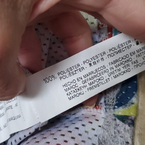 ZARA + TRF Trafaluc Multicolor Mesh Sports Jersey - Picture 7 of 7